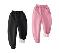 BIG ELEPHANT Pantalon de survêtement doublé en Polaire pour garçons et Filles, Jogging athlétique en Coton Doux pour Jeunes, Pantalon Actif Basique pour Enfants avec Poches