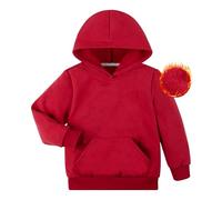 BIG ELEPHANT Sweat à Capuche garçon en Polaire - Hoodie à Manches Longues avec Poche, Chaud et Doux pour Enfants