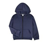 BIG ELEPHANT Sweat à Capuche zippé garçon - Veste en Coton et Polaire Douce, légère et Chaude pour école et Vie Quotidienne