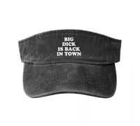 Big est de Retour en Ville Tousse de Soleil de Baseball Vide Casquette de Baseball Ajustable d’été