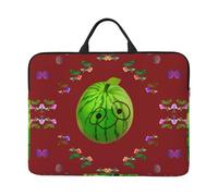 Big Eye Housse pour ordinateur portable 14" avec poignée pour voyage d'affaires, déplacement, compatible avec ordinateur portable et tablette Motif pastèque