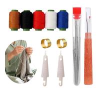Big Eye Steel Needle Set, 36pcs Needle Sewing Tool Set, Portable Stainless Steel Needles for Hand Sewing, Suitable for Beginners, Daily Use and Diy Creation (3Pcs)