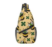 Big Eyed Bee Sac à bandoulière de voyage pour homme Sac à dos de randonnée