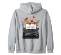 Big Fan of Human Rights Citation Machine à écrire Fleur Sweat à Capuche