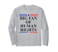 Big Fan of Human Rights No Kings Protest Signs Pro Democracy Manche Longue