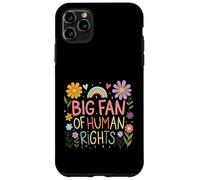 Big Fan of Human Rights Protest Citation Colorful Art Coque pour iPhone 11 Pro Max