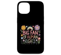 Big Fan of Human Rights Protest Citation Colorful Art Coque pour iPhone 13