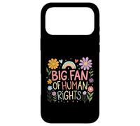 Big Fan of Human Rights Protest Citation Colorful Art Coque pour iPhone 17 Pro Max