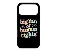 Big Fan of Human Rights Protest Equality Resist Coque pour iPhone 17 Pro Max