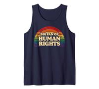 Big Fan of Human Rights Rainbow Equality Retro Débardeur