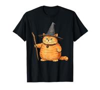 Big Fat Cat Witch Généré par l'IA Blague tendance Chaton T-Shirt