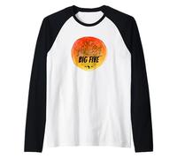 Big Five of Africa Safari Vintage Elefante, León Rinoceronte Manche Raglan