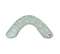 BEABA, Big Flopsy, Coussin Allaitement/Grossesse, Oreiller Maternité, Multifonctions, Convient pour Dormir/Allaiter, Soutien, Détente et Confort Optimal, Nuit Apaisée, Fleur de Coton, Oekotex, Nature