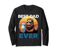 Big Foot Fête des Pères Lait Drôle Papa Bigfoot Daddy Manche Longue