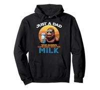 Big Foot Fête des Pères Lait Drôle Papa Bigfoot Daddy Sweat à Capuche