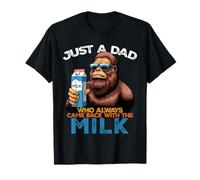 Big Foot Fête des Pères Lait Drôle Papa Bigfoot Daddy T-Shirt