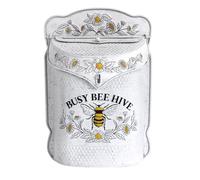 BIG FORTUNE Boîte aux Lettres Murale pour Maison ou extérieur - Style Antique - Style nostalgique - Décoration d'intérieur - Jardin Vintage - Décoration de Maison - Motif Floral