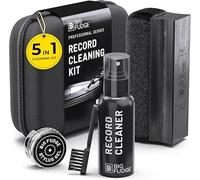 Big Fudge Professional Series Kit de Nettoyage Vinyle - 5-en-1 - Avec Brosse de Nettoyage en Velours, Liquide de Nettoyage et Gel Stylet