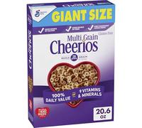Big G Cereal Multi Grain Cheerios Gluten Free Cereal, 20.6 OZ Giant Size Cereal Box