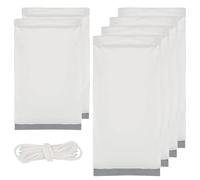 Big Games Lot de 6 sacs de rangement réfléchissants, réutilisables, accessoires de chasse avec tissu respirant pour traitement sur le terrain, préservation en extérieur, soins de la viande 30