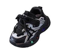 Big Girl Shoes Fashion LED Light Baby Shoes Casual Kids Shoes Boys Girls Sandals Soft Kids Sports Shoes Toddler Winter Shoe, Noir , 23 EU