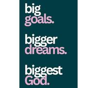 Big Goals. Bigger Dreams. Biggest God.