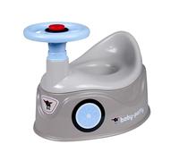 BIG Grand Pot d'apprentissage au Design de Voiture Bobby avec Volant Amovible et Dossier Haut, Insert Amovible, pour Enfants à partir de 18 Mois