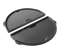 BIG GREEN EGG - Demi-plancha en fonte réversible pour BIG GREEN EGG Large G