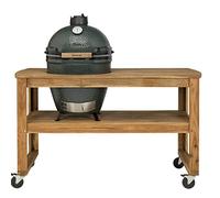 Big Green Egg Table Acacia pour Barbecue Large