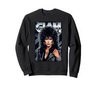 Big Hair Glam Girl des années 80 Sweatshirt