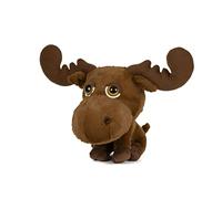 BIG HEADZ Jouets en peluche autour du monde - Collection adorable et adorable de 8 styles, y compris zèbre, toucan, chameau, renne, baleine, renard, koala et panda pour les enfants de tous âges