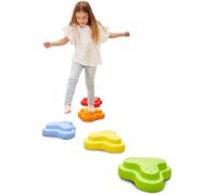 BIG Heppy Rocks Lot de 5 blocs d'équilibre et de pions, favorise la motricité, l'équilibre et les capteurs, pour l'intérieur et l'extérieur, pour enfants à partir de 1 an
