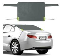 Big Hippo Housse de pare-brise arrière de voiture en tissu Oxford 600D pour berline, SUV, camionnette, camion, gris (145 x 89,9 cm)