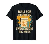 Big Ideas Petit Espace Chaotic Mind Citation créative T-Shirt