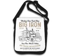 Big Iron Working Class Truck Show Sac à bandoulière Blanc