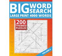 Big Large Print Word Search Book - Volume 3: Relaxing Large Print Word Search Book | 200 Brand-New Themed Puzzles, 18pt Easy-to-Read | Fun Activity ... | 8.5x11 Format with Bonus Anagram Puzzle