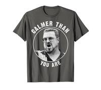 Big Lebowski Calmer Than You are T-Shirt, Homme, Asphalte, S