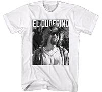 Big Lebowski El Duderino Men's T T-Shirts Hemden Dudeness Duder Quotes Comedy Jeff Bridges(Medium)