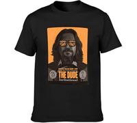 Big Lebowski The Dude Funny Movie T-T-Shirts Hemden Mens Balck Tees Unisex T-Shirts Hemden(Medium)