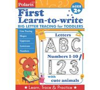Big Letter Tracing: First learn to write tracing for toddlers and preschoolers with Pen Control, Line Tracing, Letters, Numbers, Shapes and More!