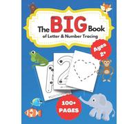 Big Letter Tracing for Toddlers 2-4 years: Letter Tracing for Preschoolers, Large Sized Letters, Numbers and Shapes, Have fun while learning to write and Improve big skill tracing