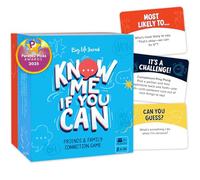 Big Life Journal - Jeu de connexion Know Me If You Can - Jeu familial amusant pour enfants, adolescents et adultes, 160 cartes pour susciter la conversation, développer l'intelligence émotionnelle et