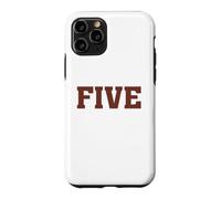 Big Maroon Color 5 Five Coque pour iPhone 11 Pro