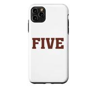 Big Maroon Color 5 Five Coque pour iPhone 11 Pro Max