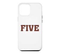 Big Maroon Color 5 Five Coque pour iPhone 12 Pro Max
