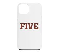 Big Maroon Color 5 Five Coque pour iPhone 13