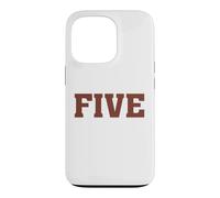 Big Maroon Color 5 Five Coque pour iPhone 13 Pro