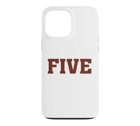 Big Maroon Color 5 Five Coque pour iPhone 13 Pro Max