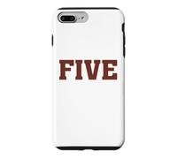Big Maroon Color 5 Five Coque pour iPhone 7 Plus/8 Plus