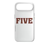 Big Maroon Color 5 Five Coque pour iPhone Air